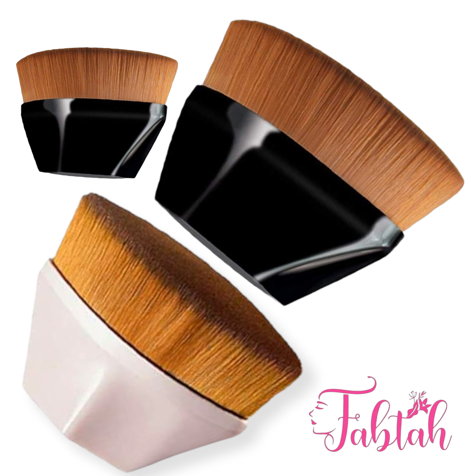 3 Fabtah Diamond-shaped Makeup Brush
